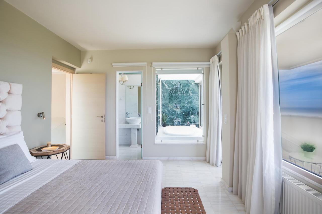 Lux Villa Mia With Heated Pool, 2Km To Beach & Childrens Area! Mikro Metochi المظهر الخارجي الصورة