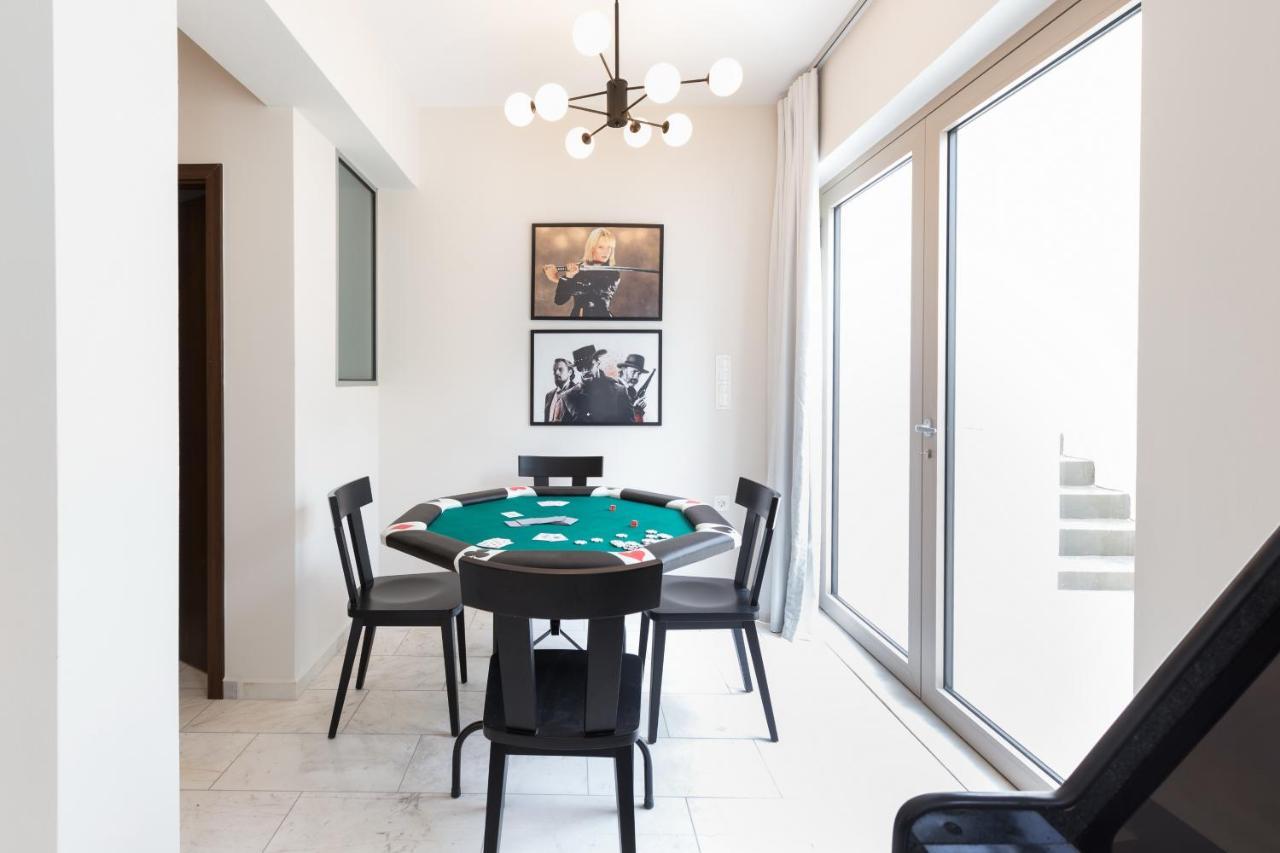 Lux Villa Mia With Heated Pool, 2Km To Beach & Childrens Area! Mikro Metochi المظهر الخارجي الصورة