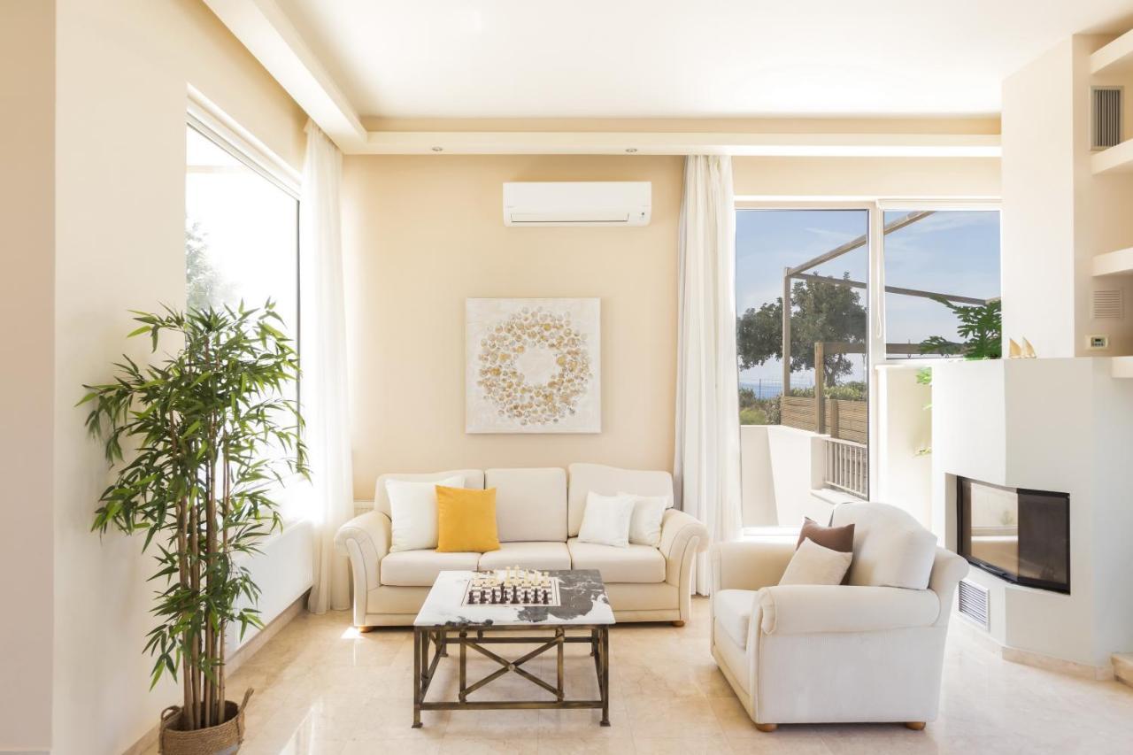 Lux Villa Mia With Heated Pool, 2Km To Beach & Childrens Area! Mikro Metochi المظهر الخارجي الصورة